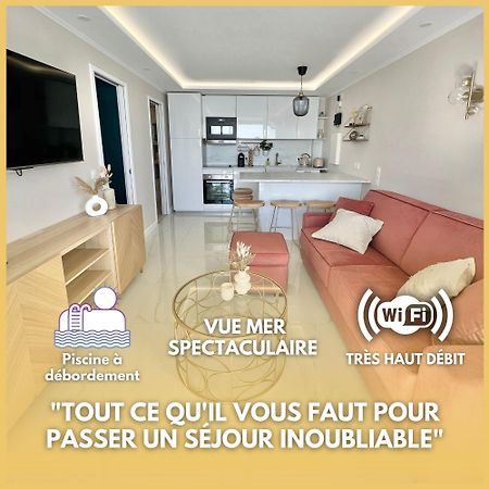 Luxueux Appartement - Vue Mer - Piscine - Free Parking - Monaco Cap-d’Ail Exterior foto