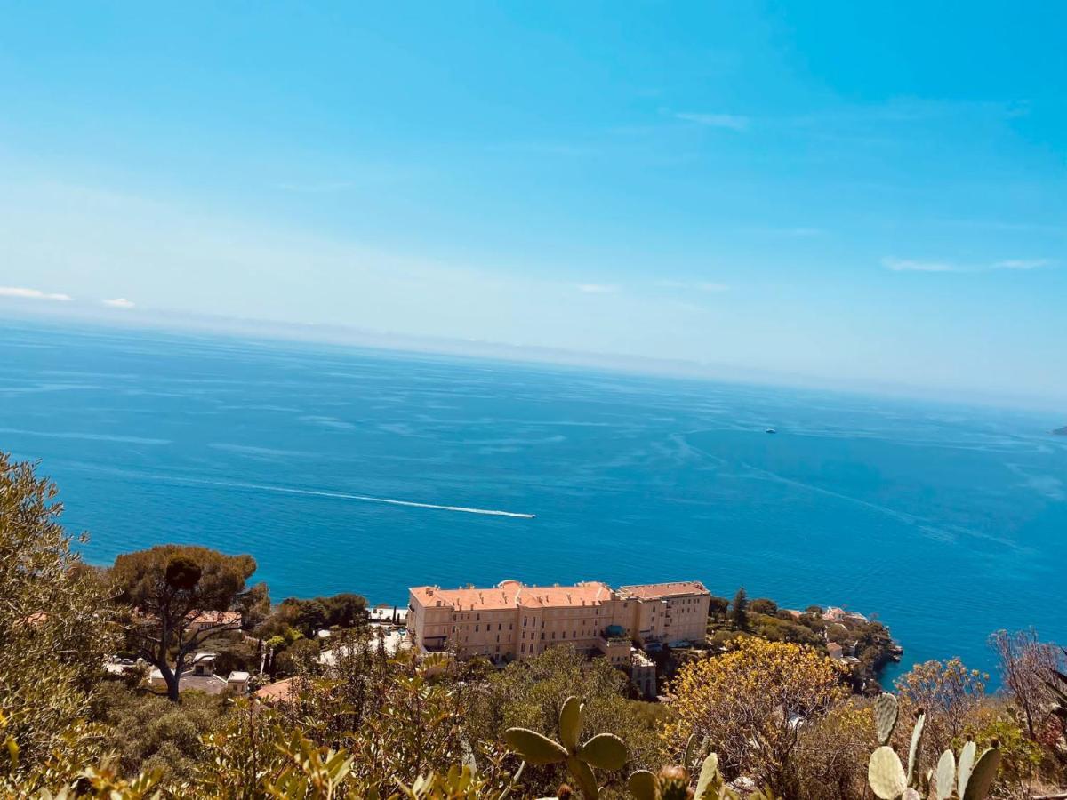 Luxueux Appartement - Vue Mer - Piscine - Free Parking - Monaco Cap-d’Ail Exterior foto