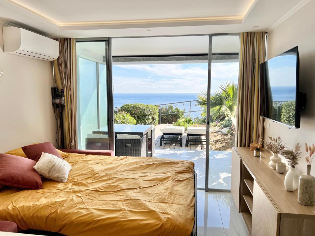 Luxueux Appartement - Vue Mer - Piscine - Free Parking - Monaco Cap-d’Ail Exterior foto