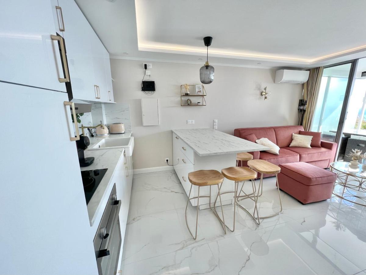Luxueux Appartement - Vue Mer - Piscine - Free Parking - Monaco Cap-d’Ail Exterior foto