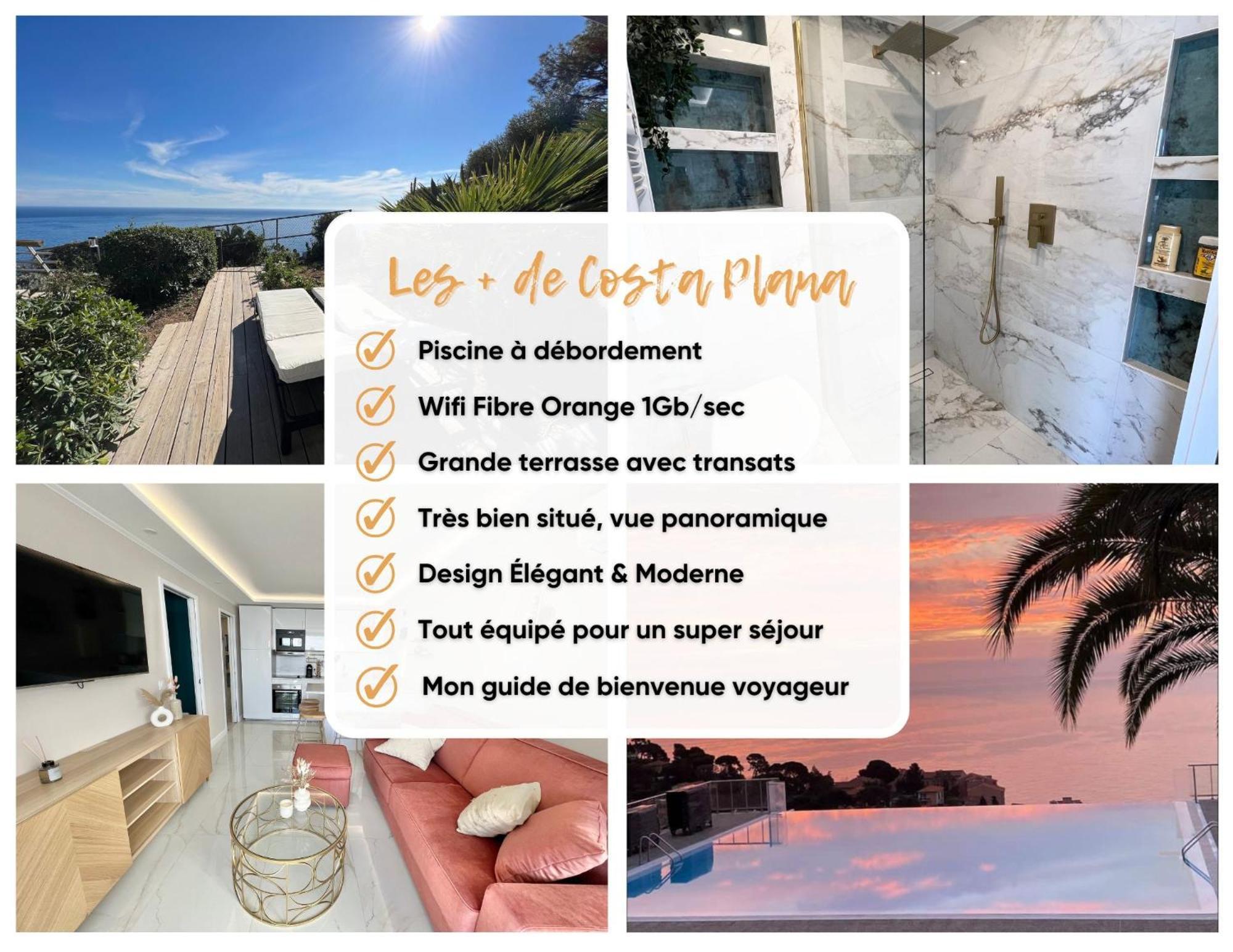Luxueux Appartement - Vue Mer - Piscine - Free Parking - Monaco Cap-d’Ail Exterior foto
