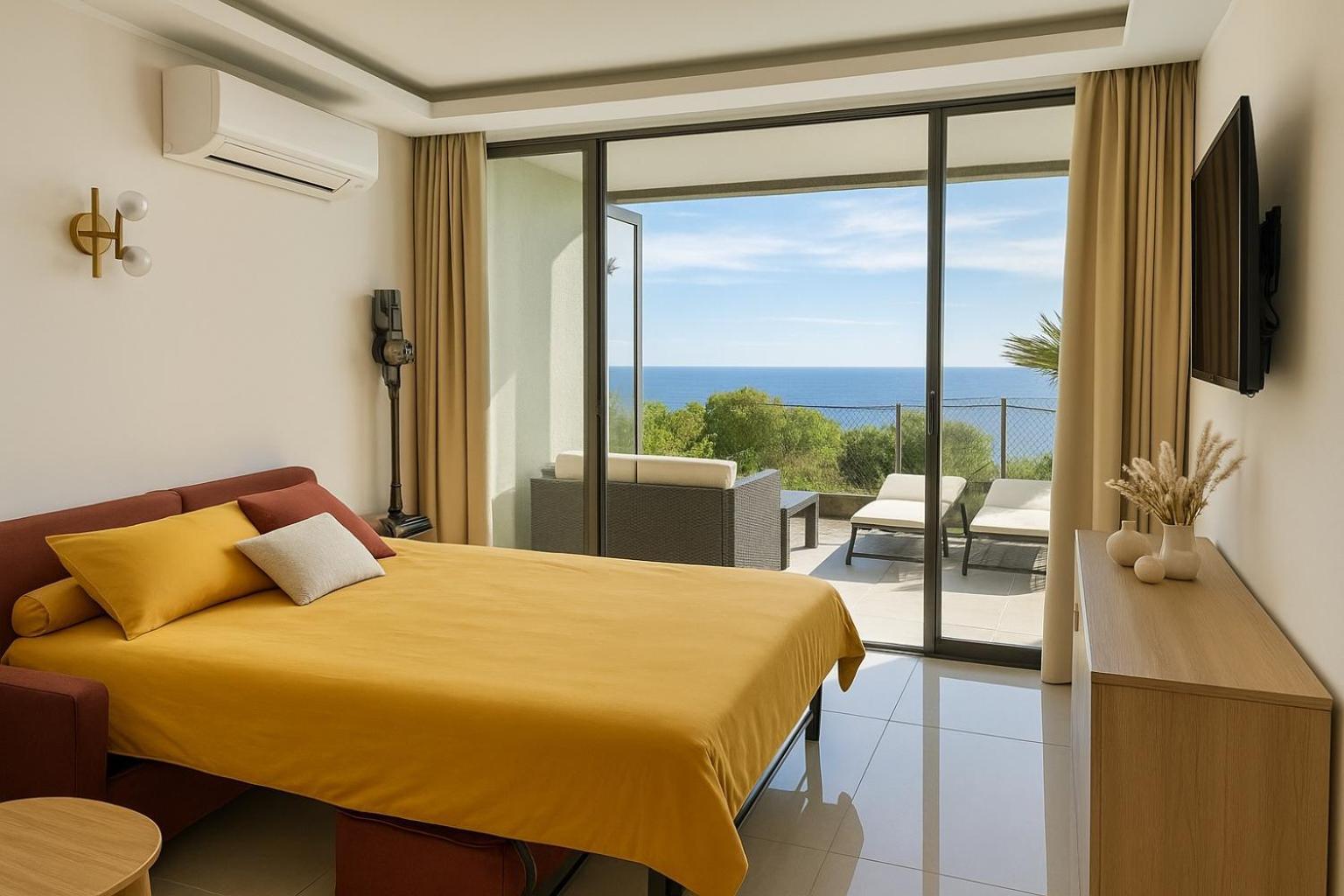 Luxueux Appartement - Vue Mer - Piscine - Free Parking - Monaco Cap-d’Ail Exterior foto